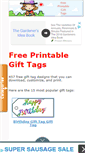 Mobile Screenshot of freeprintablegifttags.net